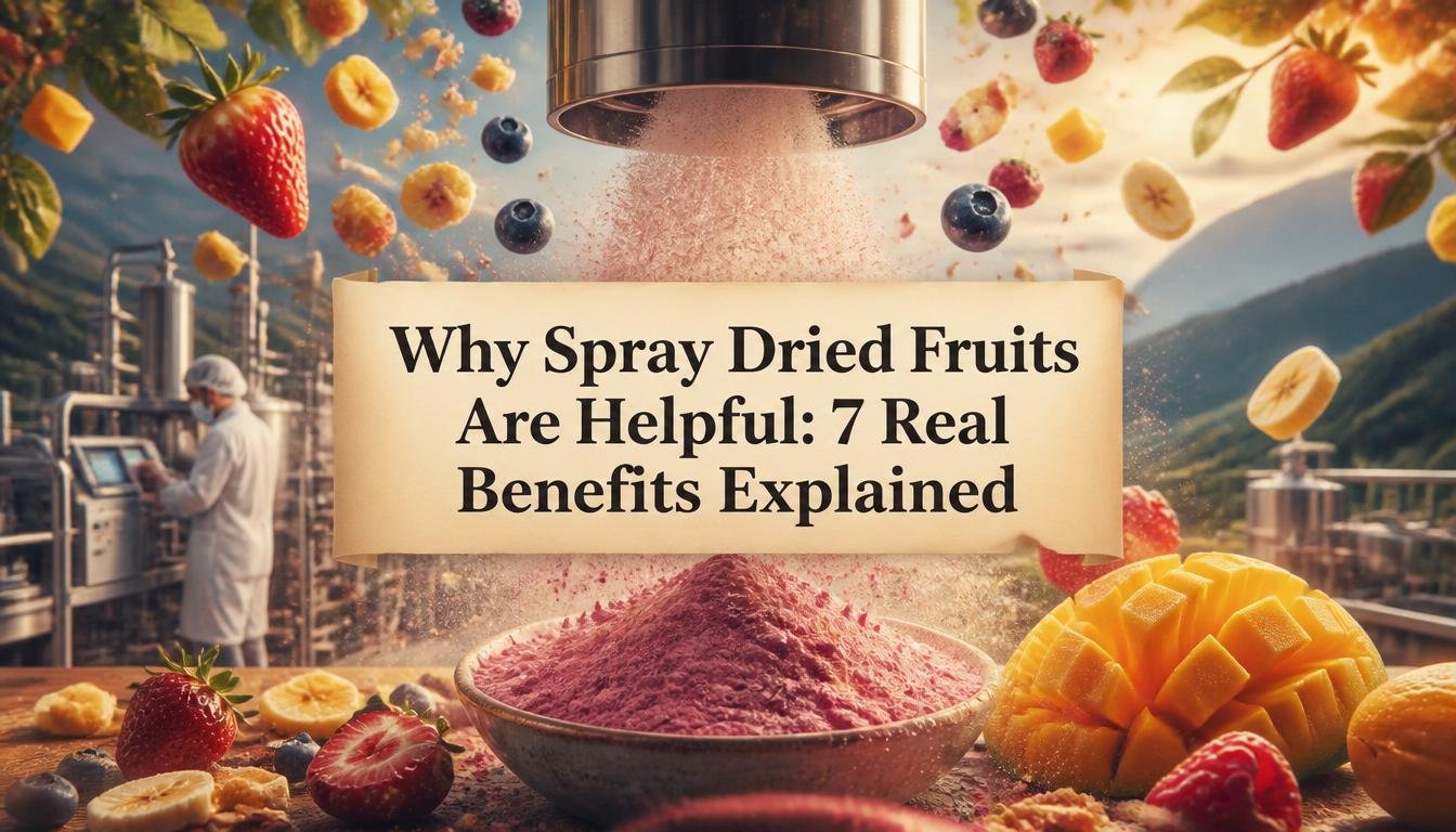 spray dried fruits