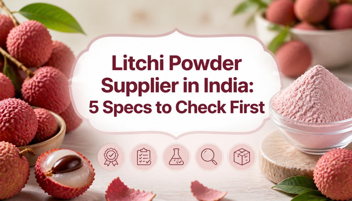 litchi powder supplier in India