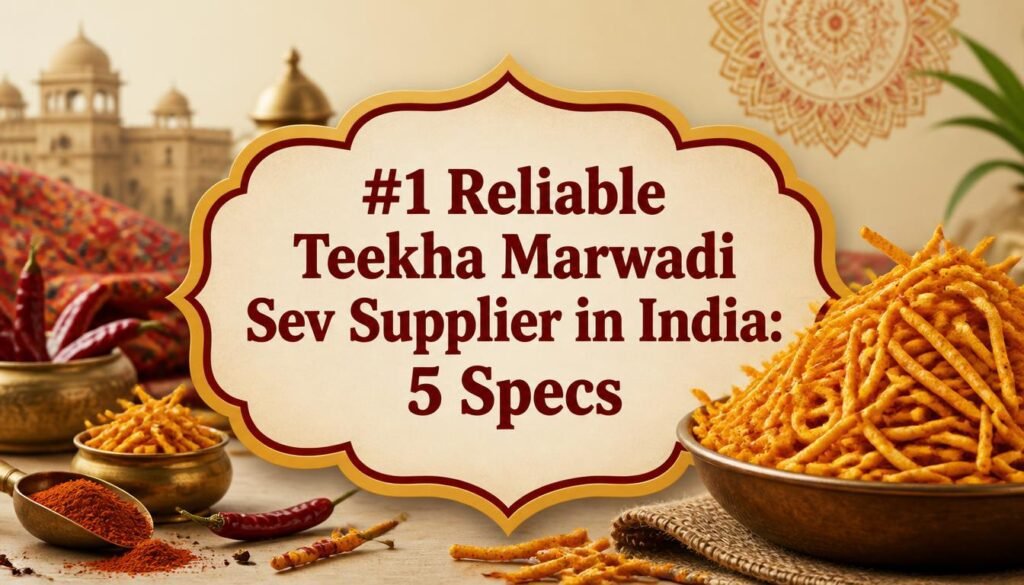 Teekha Marwadi Sev supplier in India
