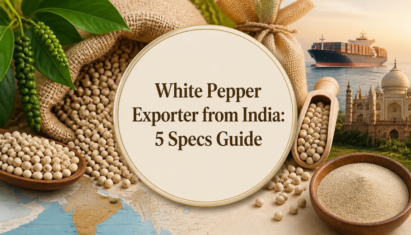 White Pepper exporter from India